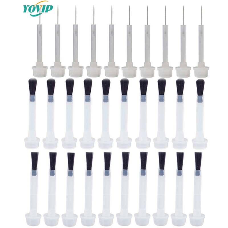 Dip Powder Nail - 일회용 네일 브러시 교체 네일 광택제