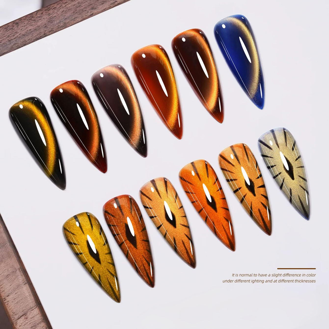 Nail Art Trend 2026 - MN 10ML 선셋 푸필 캣아이 젤