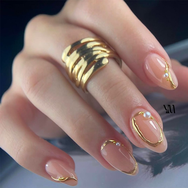 MTSSII 2/3개 메탈릭 라이너 젤 네일 폴리쉬 5 - Nail Art Rose Gold 리뷰 및 가격