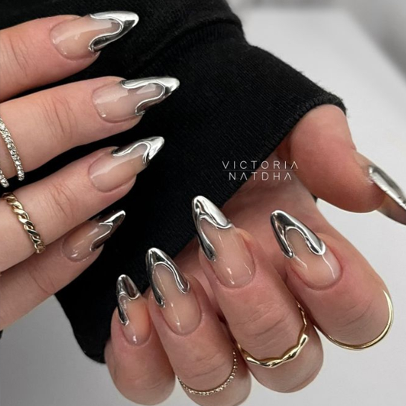 MTSSII 2/3개 메탈릭 라이너 젤 네일 폴리쉬 5 - Nail Art Rose Gold 리뷰 및 가격