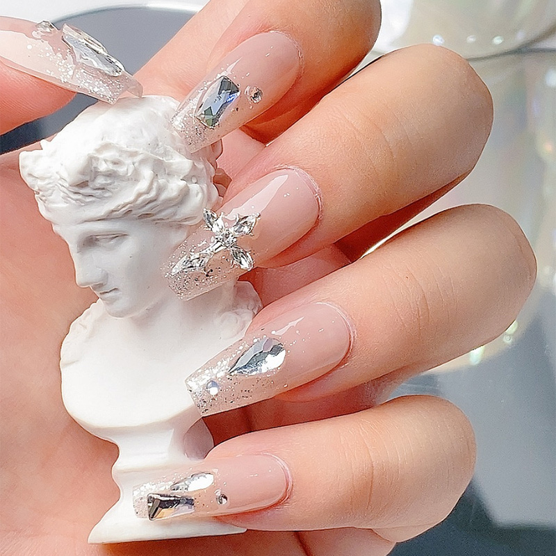 10 개/몫 3d 네일 매력 클래식 전체 반짝이 라인  - Nail Art Lotso 리뷰 및 가격