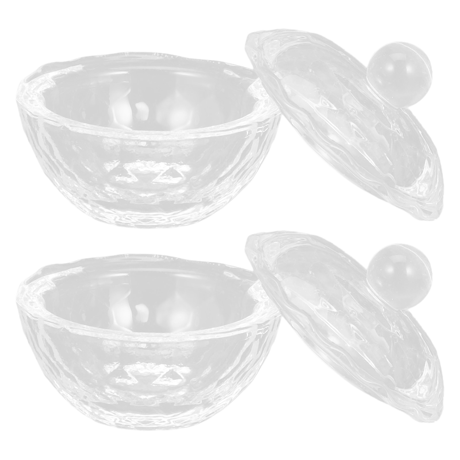 2Pcs 네일 아트 크리스탈 컵 매니큐어 용 투명 미니 - Acrylic Powder Clear 리뷰 및 가격