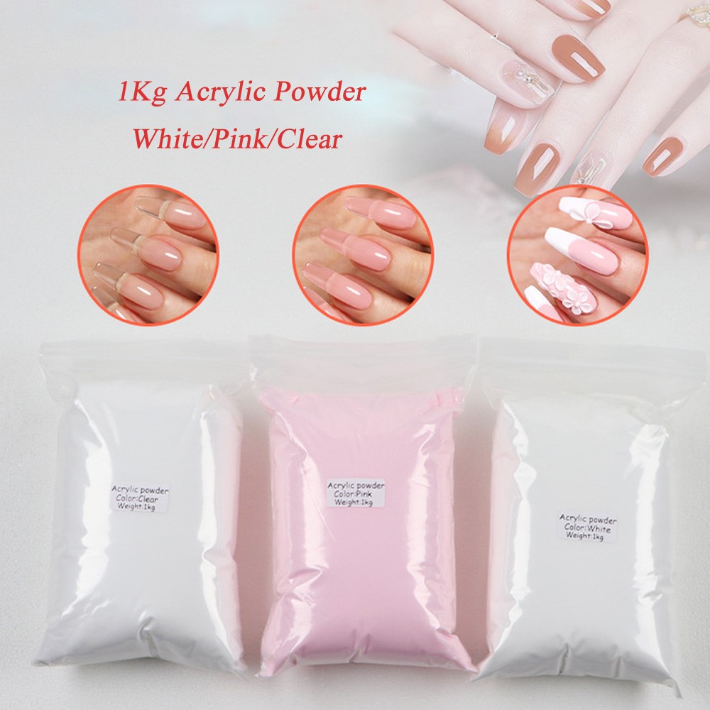 네일 누드 핑크 클리어 화이트 딥핑 파우더 투명 확장  - Acrylic Powder Clear 리뷰 및 가격