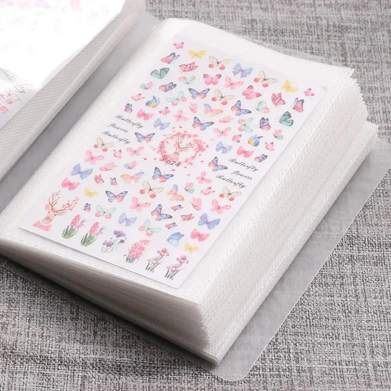 대용량 네일 스티커 보관 앨범, 빈 내지 디자인, 네일 - Nail Art Motif 리뷰 및 가격