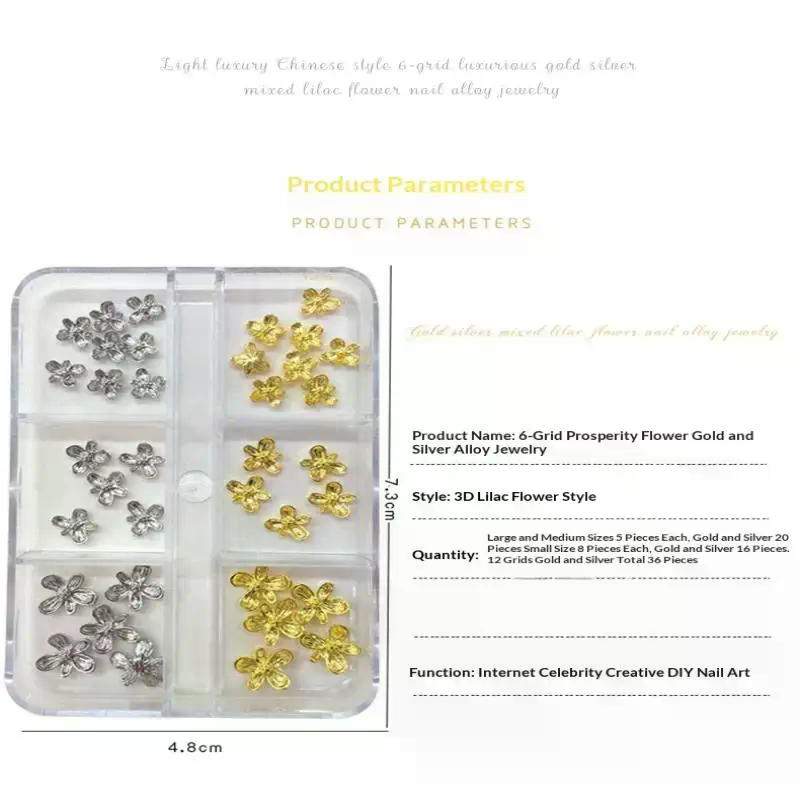 20/30pcs 3D 합금 꽃 네일 아트 참 일본식 실 - Nail Art Lilac 리뷰 및 가격