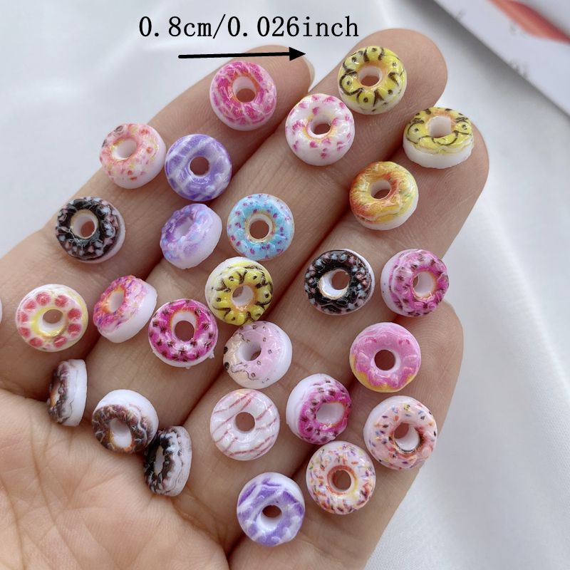50개 믹스 네일아트 레진 만화 귀여운 도넛 시리즈 참 - Nail Art Motif 리뷰 및 가격
