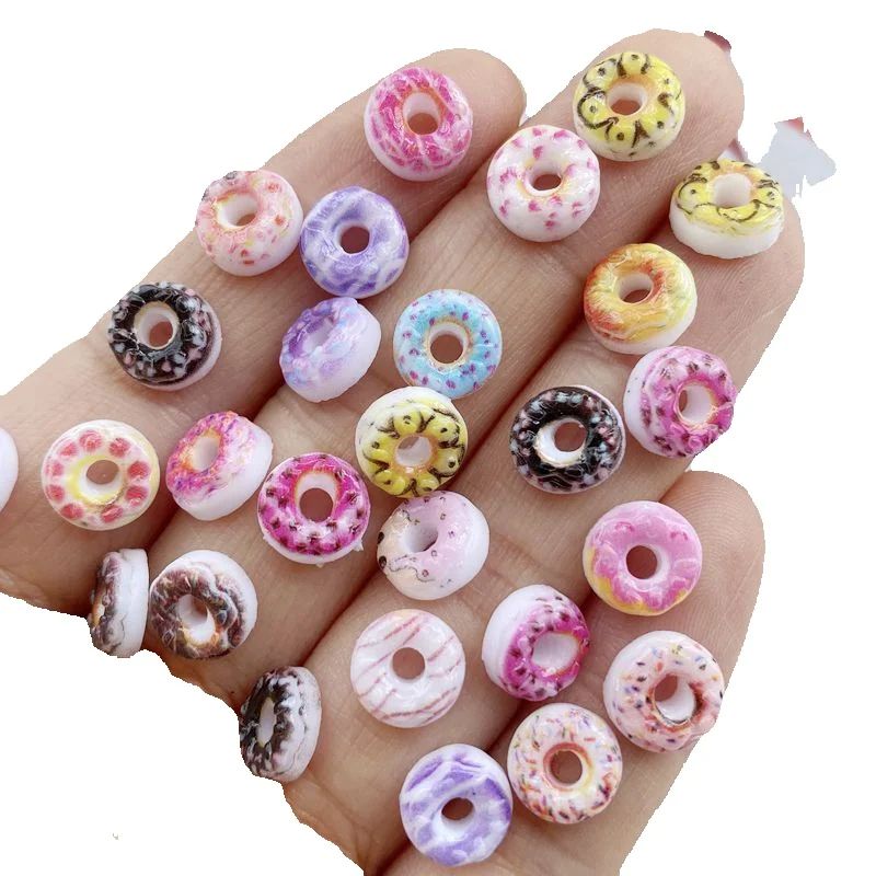 50개 믹스 네일아트 레진 만화 귀여운 도넛 시리즈 참 - Nail Art Motif 리뷰 및 가격