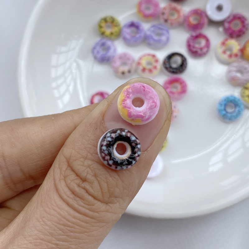 50개 믹스 네일아트 레진 만화 귀여운 도넛 시리즈 참 - Nail Art Motif 리뷰 및 가격