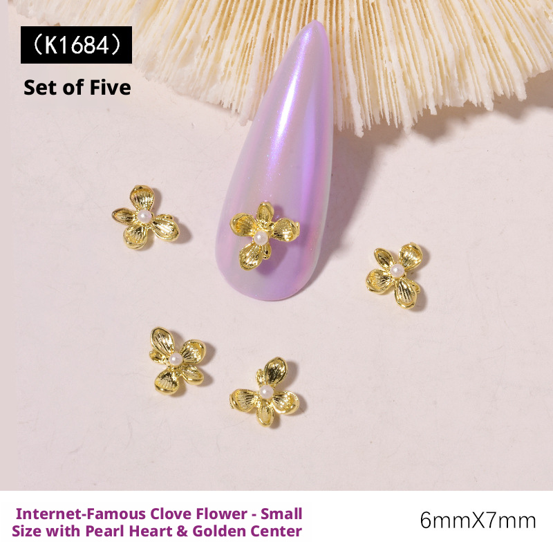10Pcs Y2K 라일락 꽃 3D 네일 장식 스타 댕글 - Nail Art Lilac 리뷰 및 가격