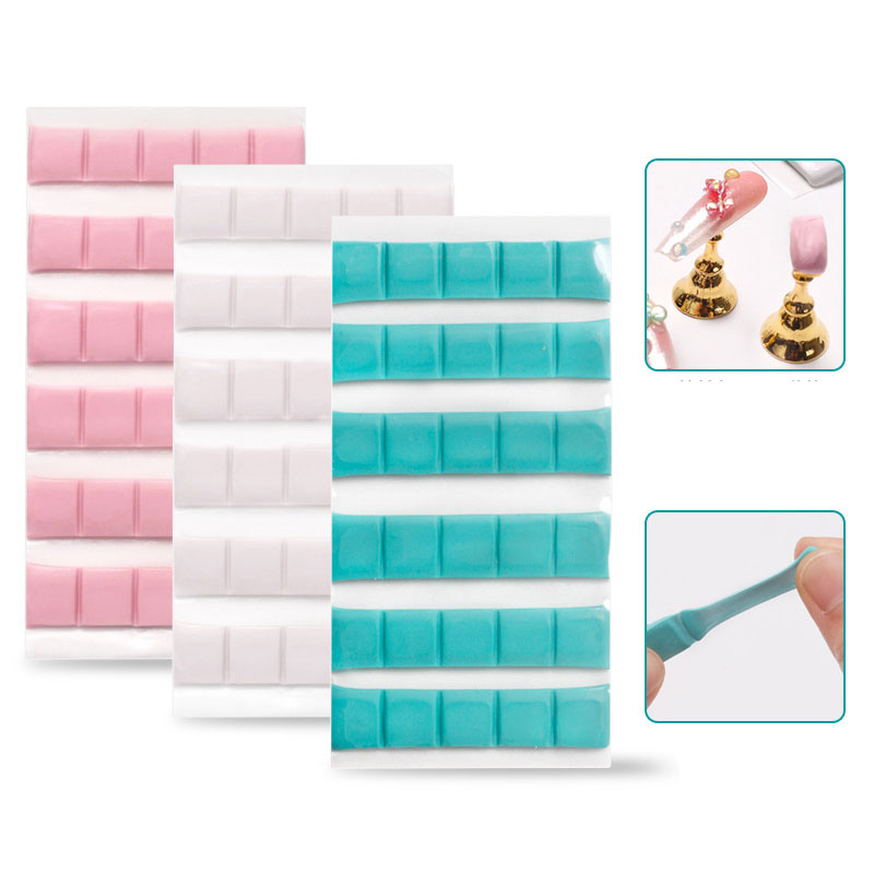 1 팩 네일 접착제 접착제 클레이 스틱 손톱 팁 홀더  - Nail Art Viral 리뷰 및 가격