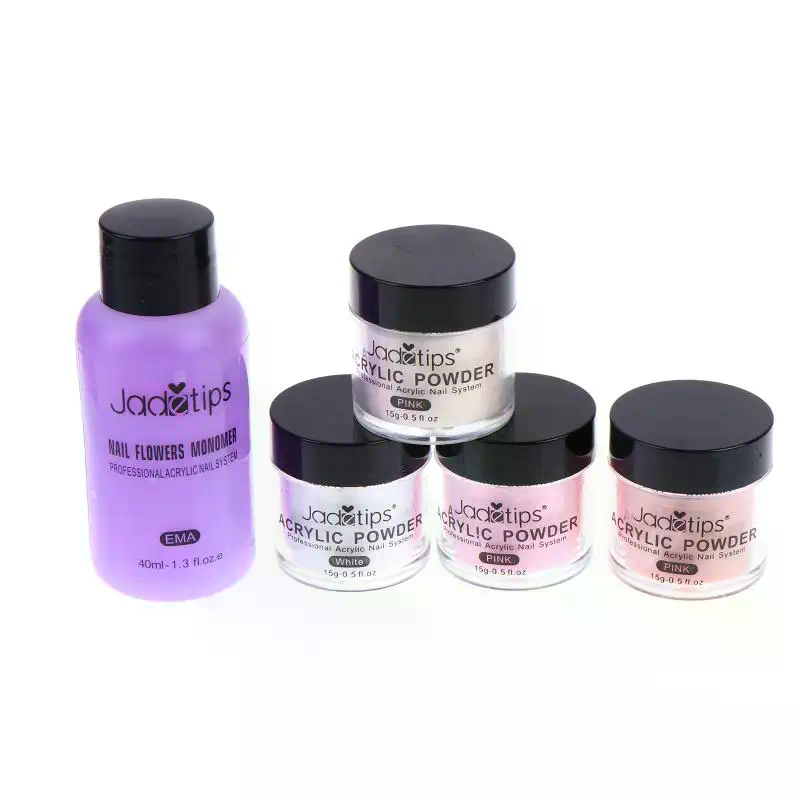 아크릴 네일 파우더 시스템 클리어 화이트 핑크 글리터  - Acrylic Powder Clear 리뷰 및 가격