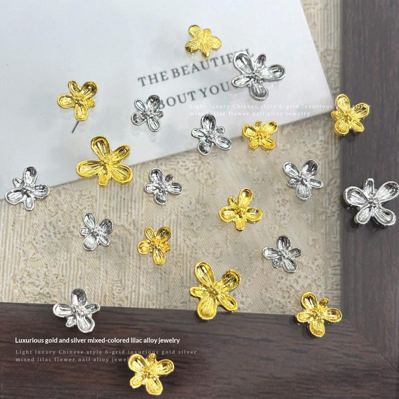 20/30pcs 3D 합금 네일 아트 라일락 꽃 참 장 - Nail Art Lilac 리뷰 및 가격