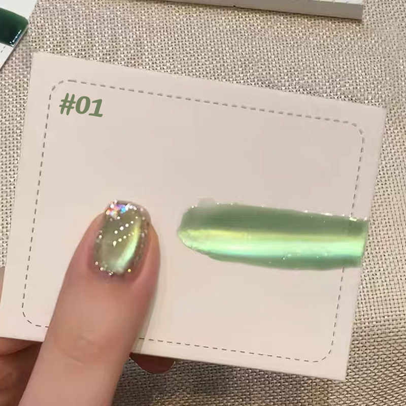 ZH 1PCS 여름 밤 그림자 별 대나무 캣아이 네일  - Nail Art Trend 2026 리뷰 및 가격