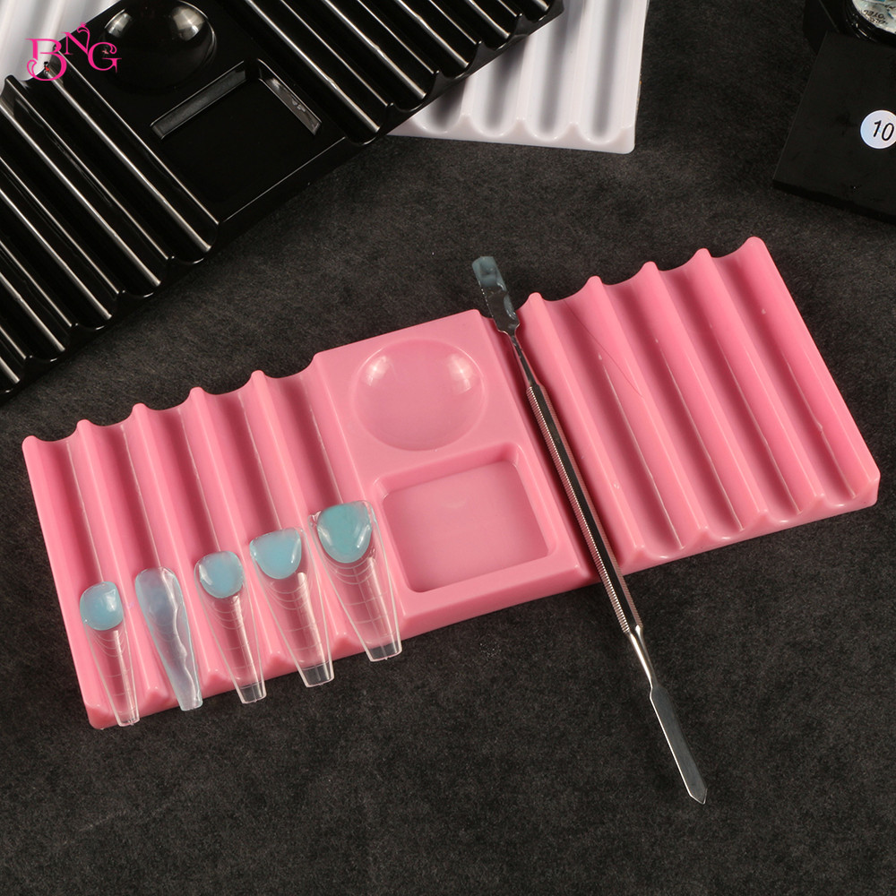 BNG 듀얼 폼 홀더 플라스틱 펜 스탠드 네일 아트 도 - Nail Art Extension 리뷰 및 가격