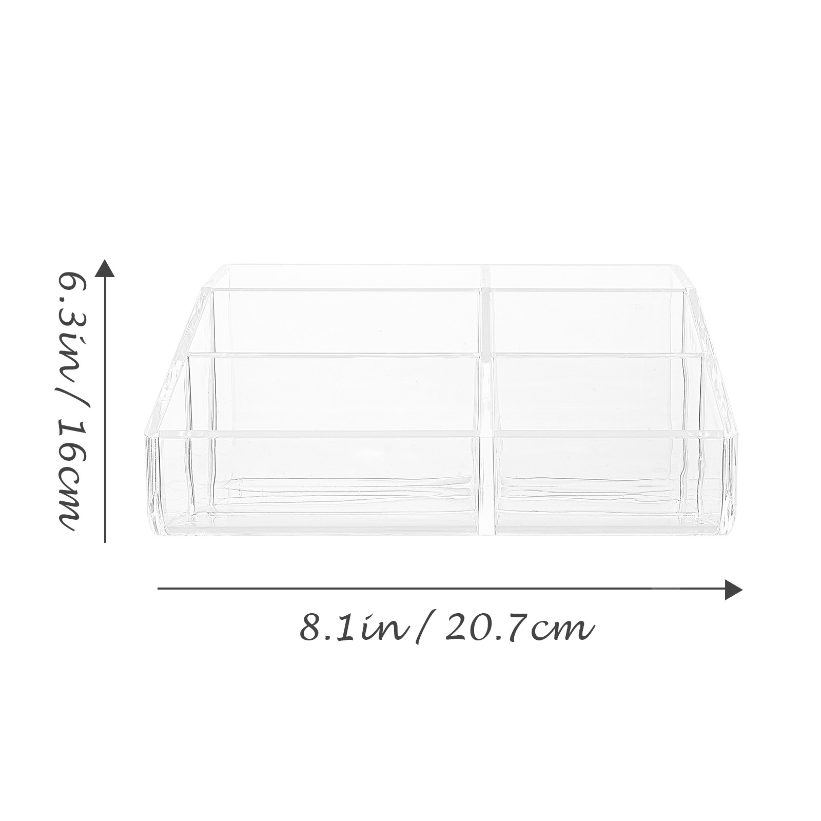 6칸 아크릴 정리함 투명 메이크업 수납함 - 드레싱룸, - Acrylic Powder Clear 리뷰 및 가격