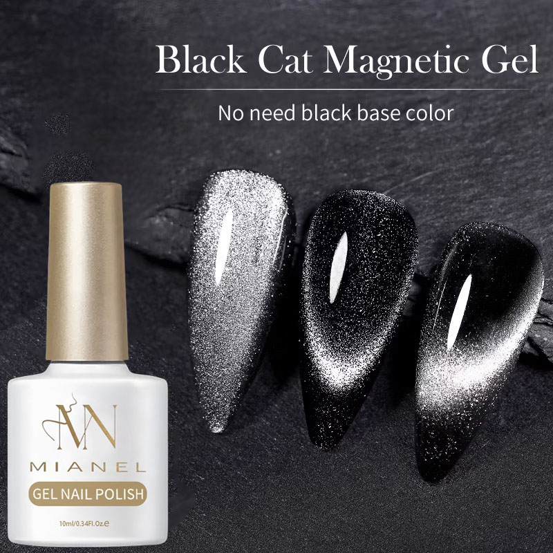 미아넬 10ML 2026 뉴 블랙 펄 캣아이 젤 폴리쉬 - Nail Art Trend 2026 리뷰 및 가격