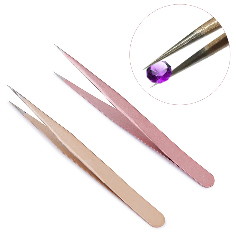 네일 아트, 라인스톤, 속눈썹 및 보석 장식용 샴페인  - Nail Art Rose Gold 리뷰 및 가격
