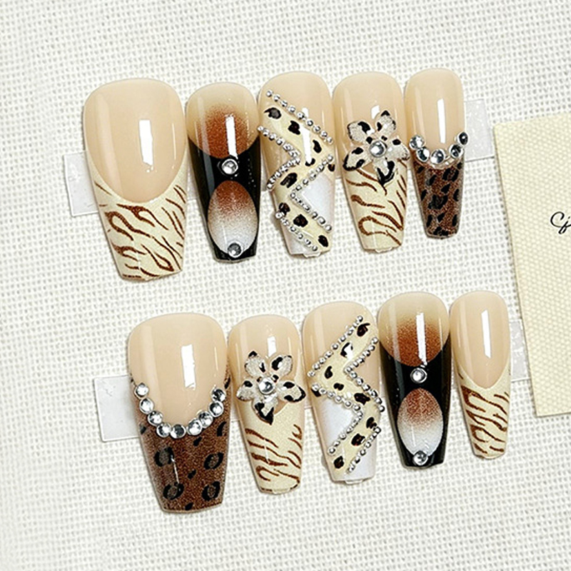 10개입 프랑스풍 스윗 쿨 라이트 럭셔리 순수 수제 관 - Nail Art French Nails 리뷰 및 가격