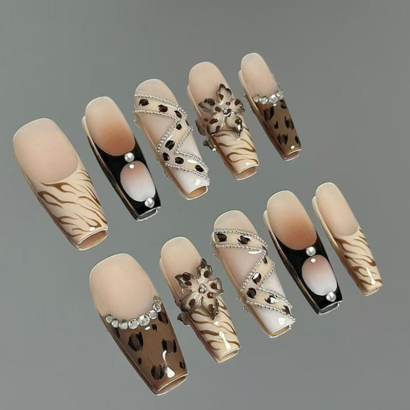 10개입 프랑스풍 스윗 쿨 라이트 럭셔리 순수 수제 관 - Nail Art French Nails 리뷰 및 가격