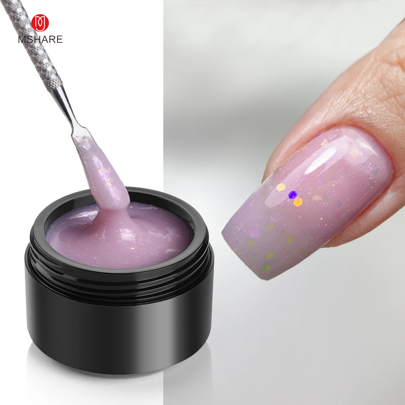 MSHARE 퍼플 라일락 빌더 익스텐션 젤 TPO 프리 - Nail Art Lilac 리뷰 및 가격