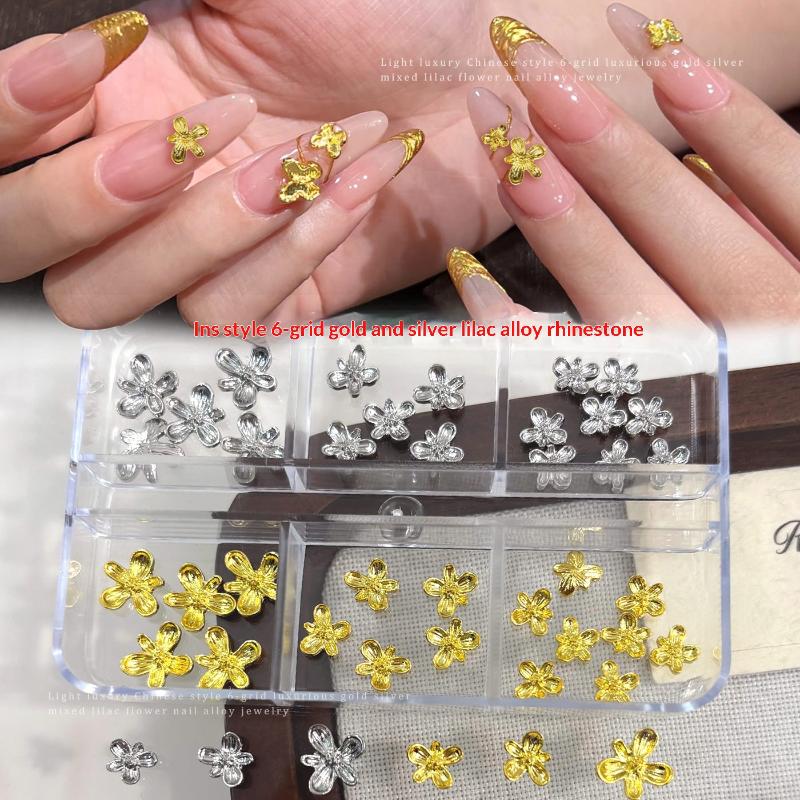 20/30Pcs 3D 합금 꽃 네일 아트 참 일본식 실 - Nail Art Lilac 리뷰 및 가격