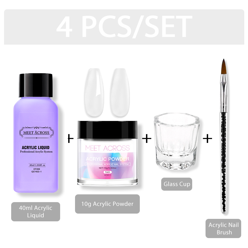 MEET ACROSS 아크릴 파우더 크리스탈 플라워 카 - Acrylic Powder Clear 리뷰 및 가격