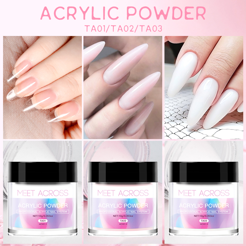 MEET ACROSS 아크릴 파우더 크리스탈 플라워 카 - Acrylic Powder Clear 리뷰 및 가격